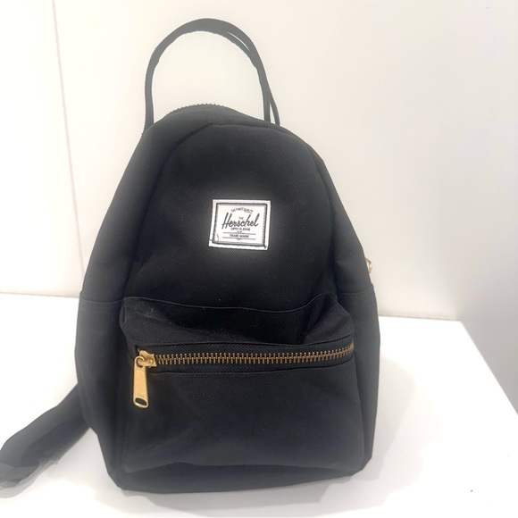 Hershel black mini backpack like new! - Picture 1 of 5